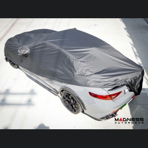 Alfa Romeo Giulia Vehicle Cover - Multi Layer Black Satin - Indoor/ Outdoor